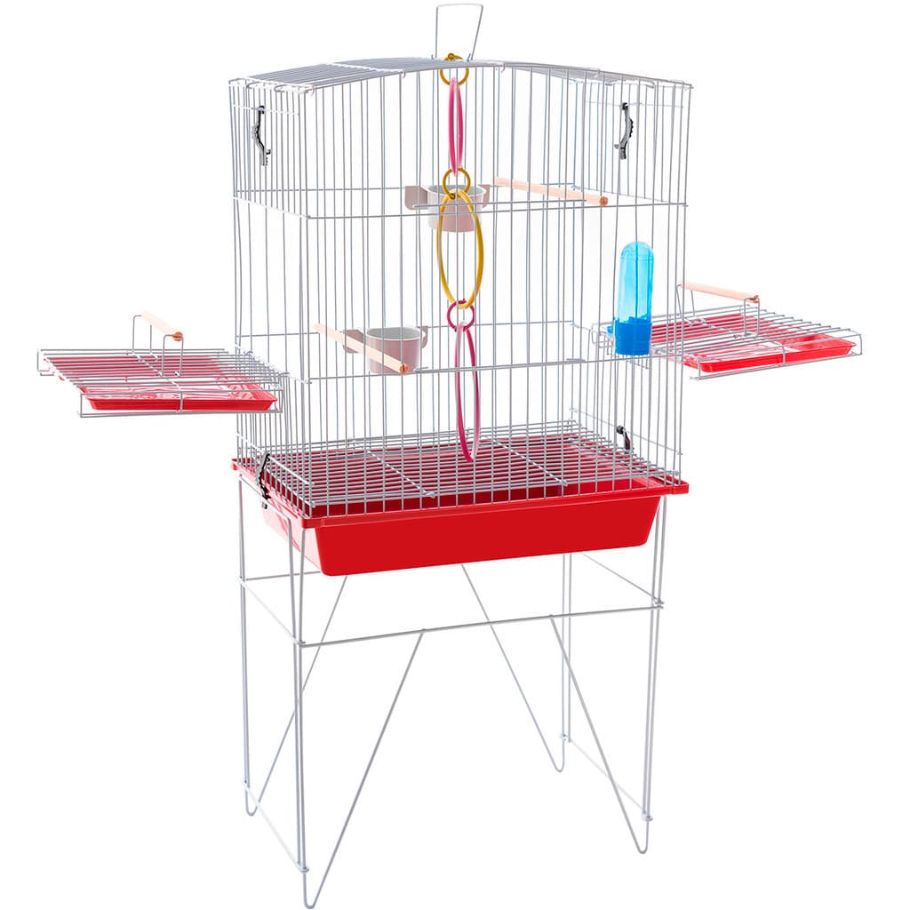 Gaiola Calopsita Mansa Acessórios Completa Para Pássaros  Aves