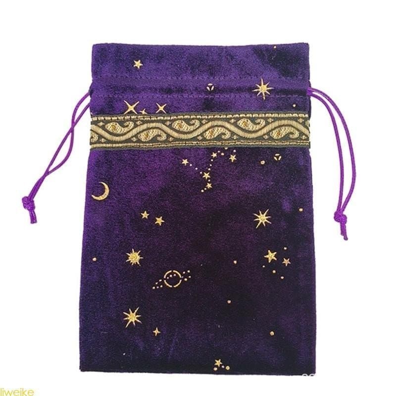 liweike Tarot Drawstrings Bag Jóias Organizadores Para Oracles