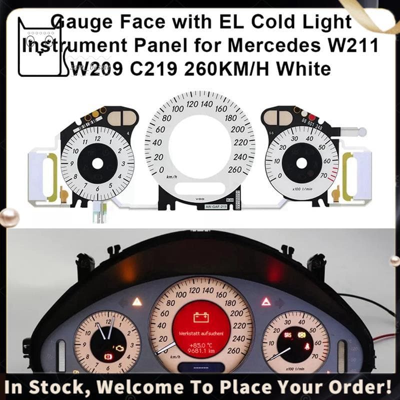 Painel De Instrumentos 260KM/H W211