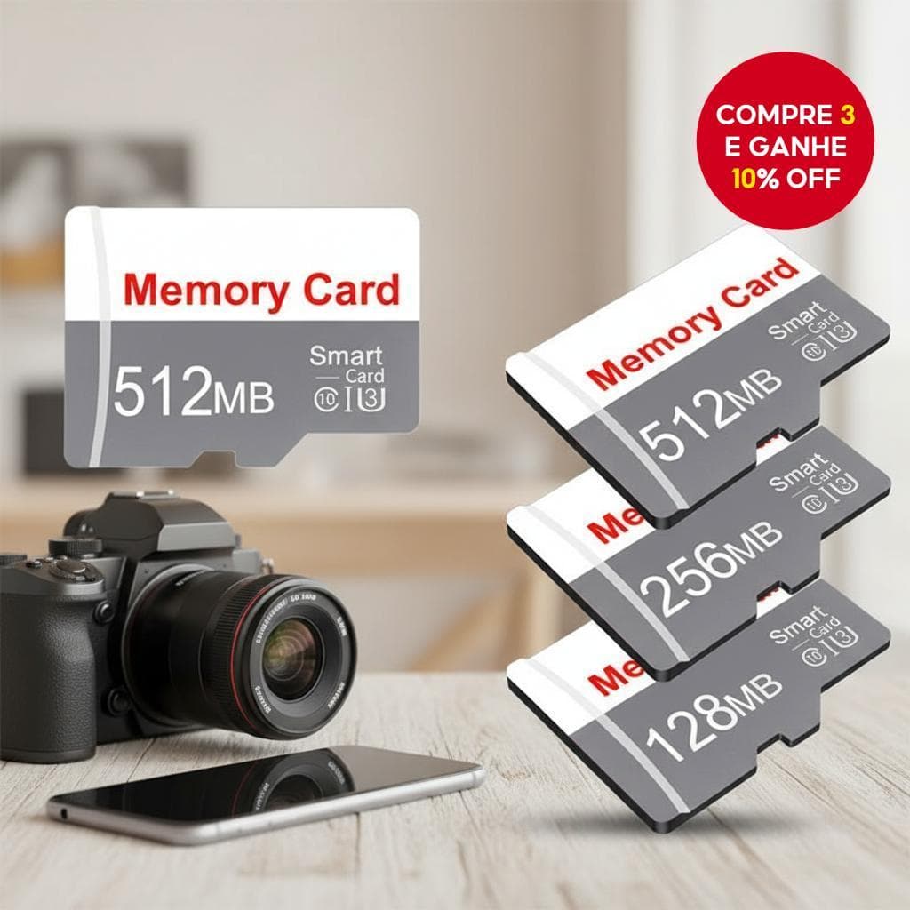  Microdrive Cartão de Memória Micro SD TF Flash 128MB 256MB 512MB para Câmeras de Segurança e Áudio de Carro