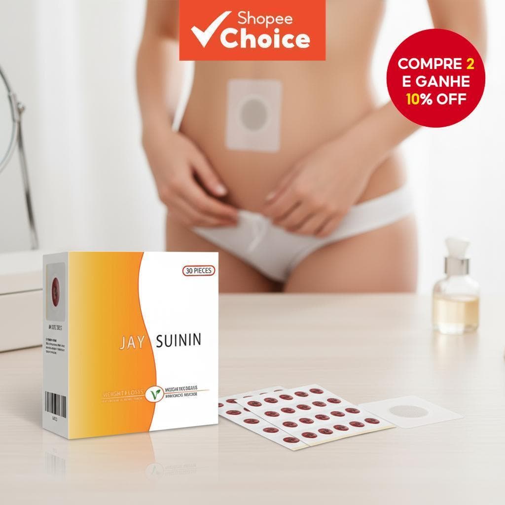  Jaysuing Adesivo Magnético para o Abdômen 30 Unidades - Modelagem Corporal, Firmeza, Emagrecimento das Coxas,