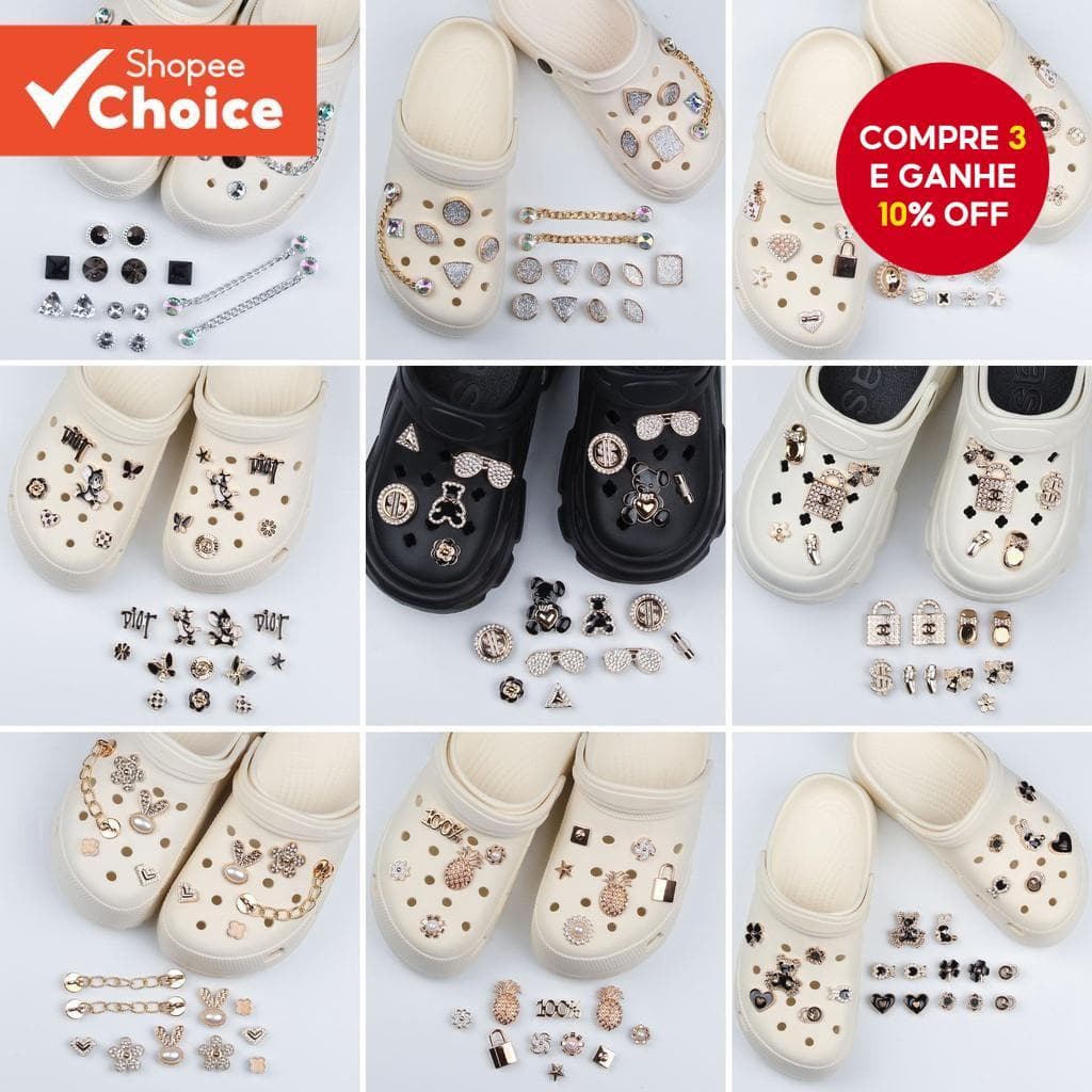 Amuletos De Sapato De Urso Fofo , Coelho Punk E Borboleta | Acessórios DIY Para Sandálias Tamancos Femininos Diversão Cr