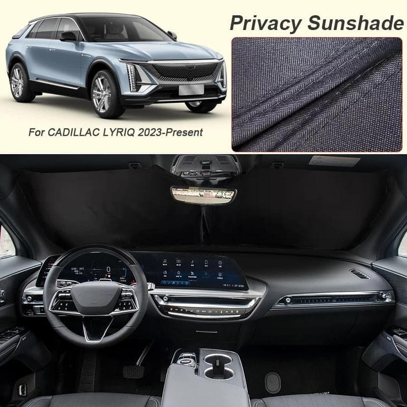 Carro Preto Janela Privacidade Pára-Sol Para Cadillac LYRIQ 2023-Presente Auto Anti-UV Isolamento Térmico Proteger Capa 