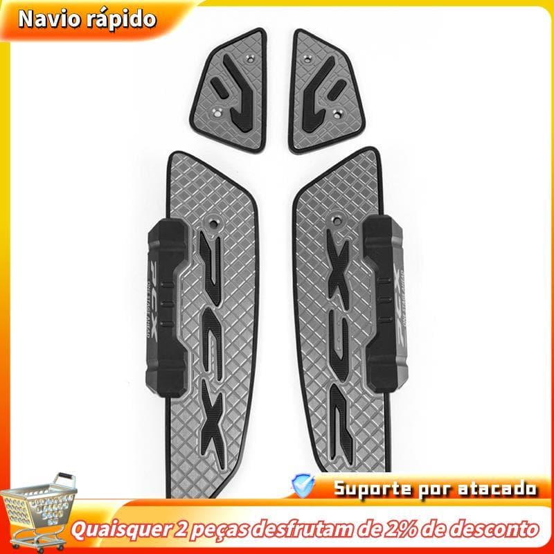 Apoio Para Os Pés Modificado À Prova De Derrapagem Motocicleta 2025 PCX160 PCX125 Pedal De Liga De Alumínio Titânio