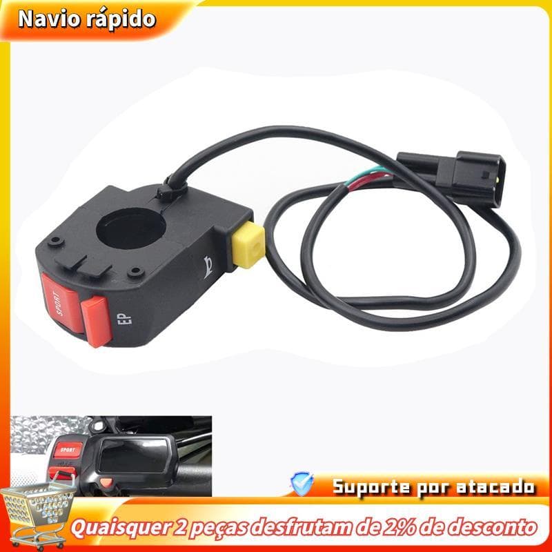 Interruptor De Combinação Motocicleta Controle De Chifre Para Luz Abelha Elétrica Fora De Estrada X/S