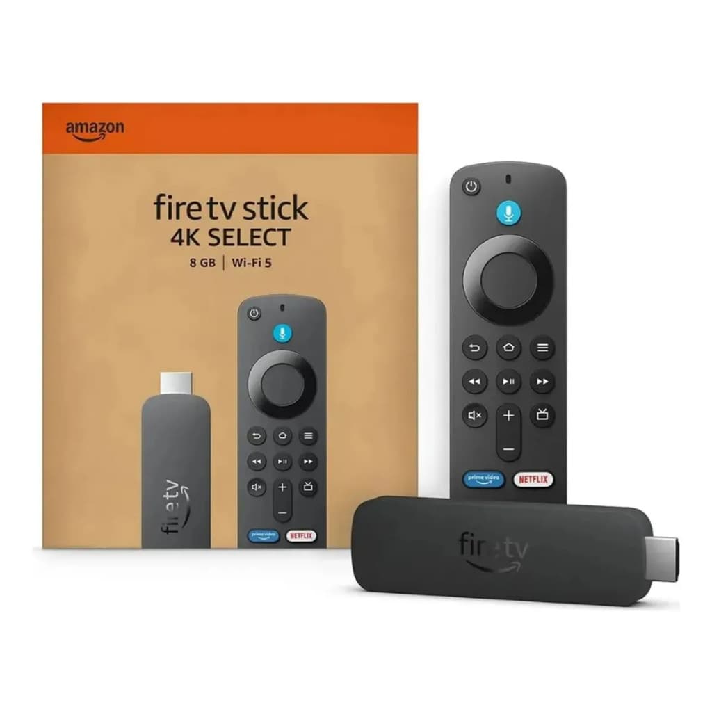 Amazon Fire Tv Stick 4k Select 8gb com Alexa e Controle (2025) Por De Voz