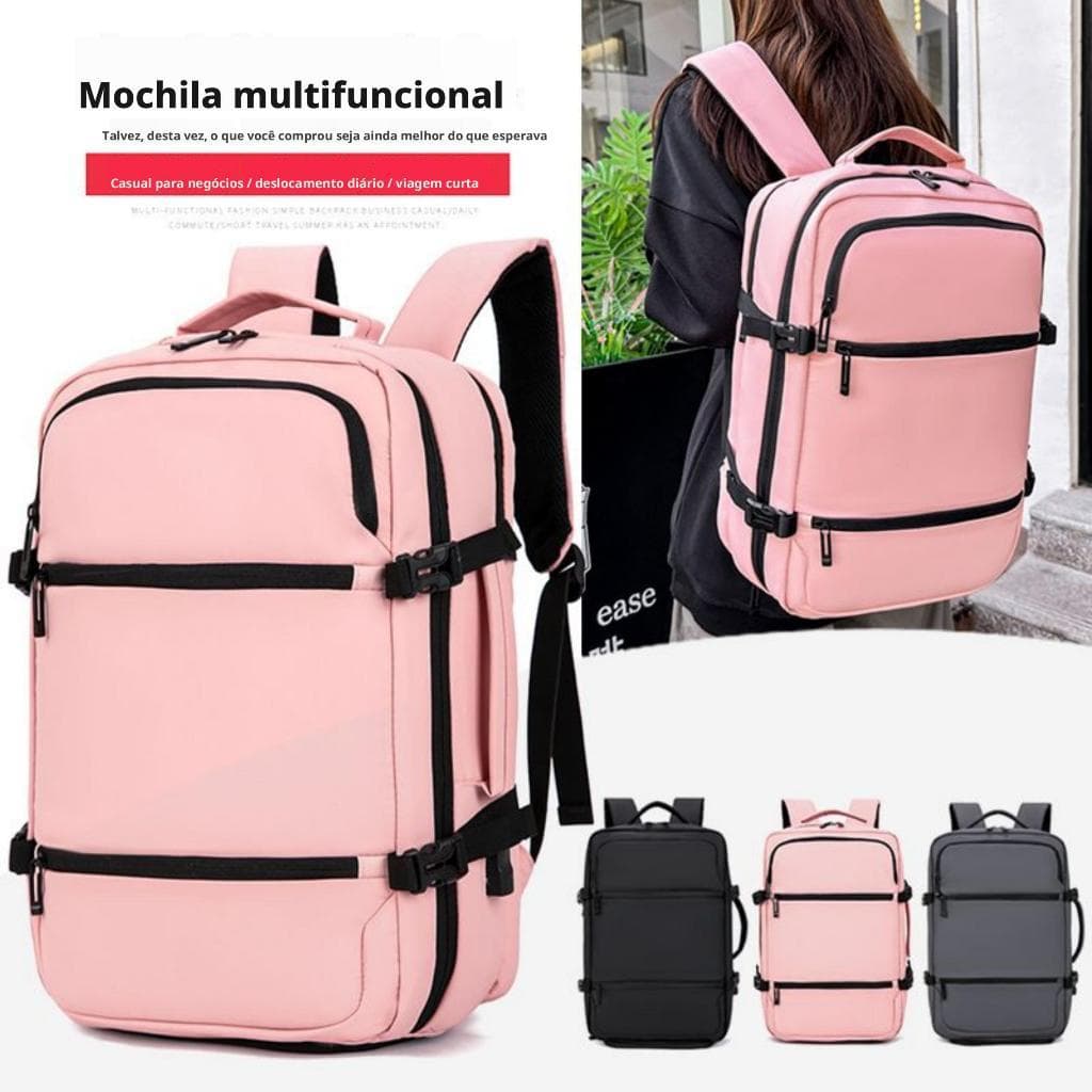 Mochila Executiva para Notebook e Viagem, Impermeável, Grande Capacidade  Moderna e Versátil– Unissex