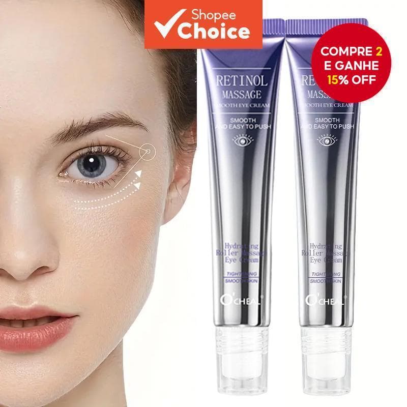 Creme Para Os Olhos Com Retinol-Glicerina E Ácido Hialurônico Aperta Hidrata , Sem Álcool , Fácil De Absorver , Adequado