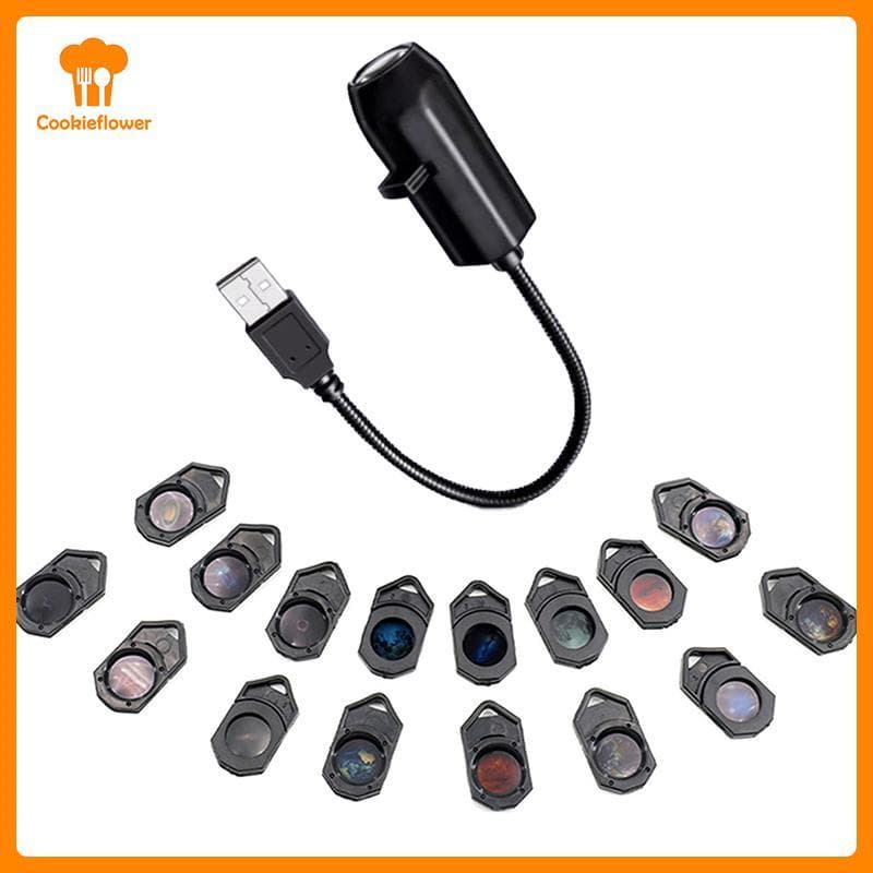 CKFR USB Teto Lua Projeção Atmosfera Luz Céu Estrelado Lâmpada Da Noite Romântico Quarto Decoração Galáxia Projetor Novo