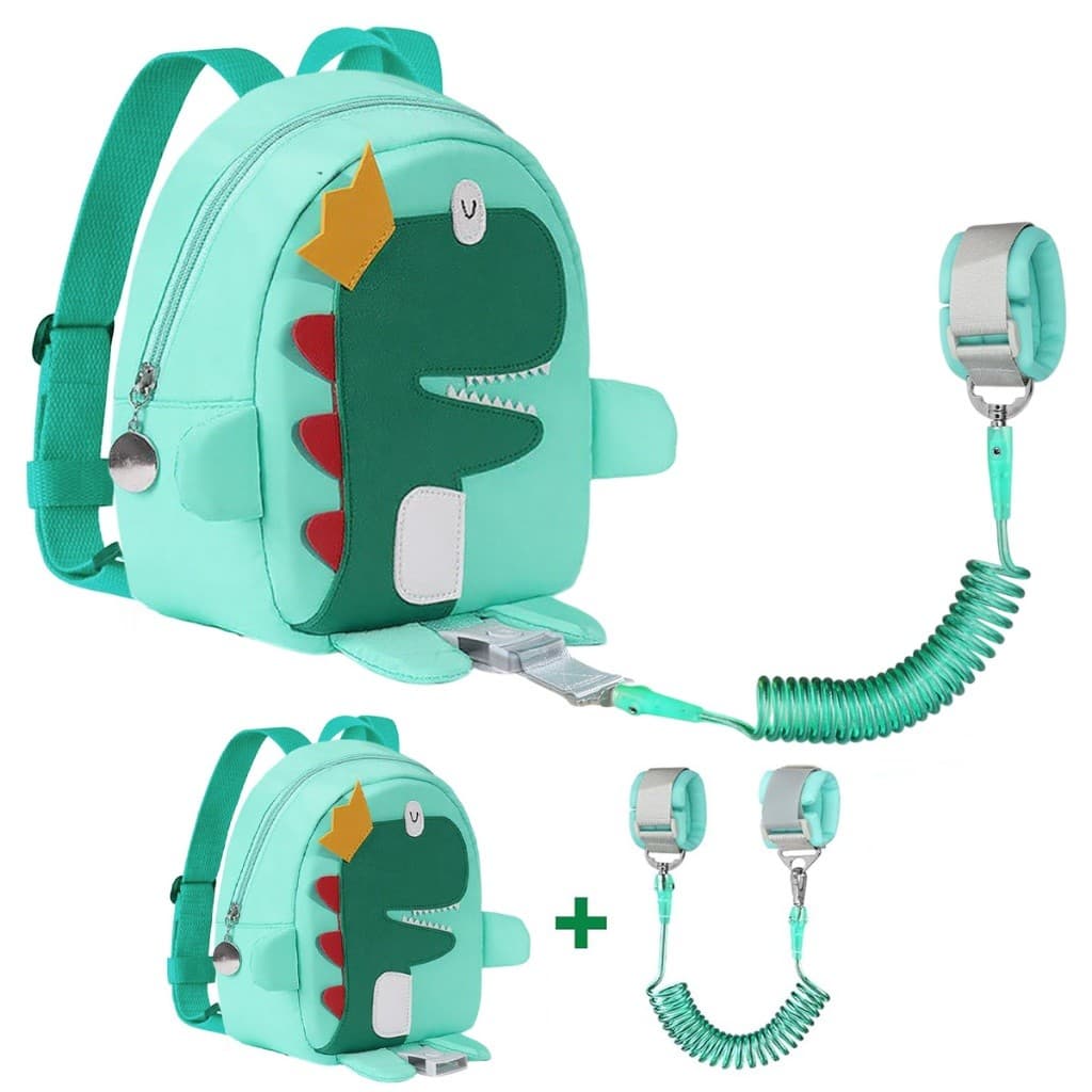 Tcp Toddler Arreios De Mochila Coleira Guia Mochila + Pulseira 2 Em1 C/cordão