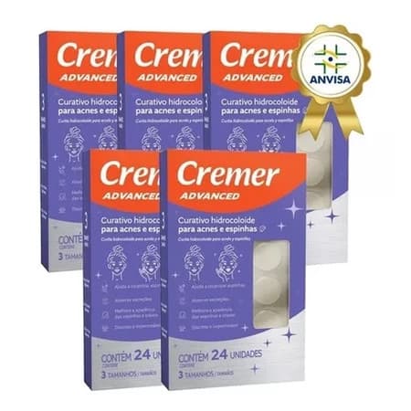 Adesivo Hidrocoloide Acnes E Espinhas Cremer Curativo 5 UN