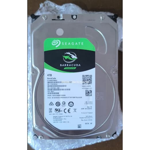 HD Seagate Barracuda 4TB ST4000DM004 4TB 3.5" 5400RPM 256MB - NOVO