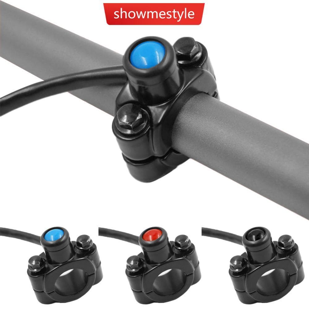 SMS 22mm 7/8 " Interruptor Da Motocicleta Guiador Montar Chifre Farol Strobe Momentâneo Botão Acessórios Moto H5I1