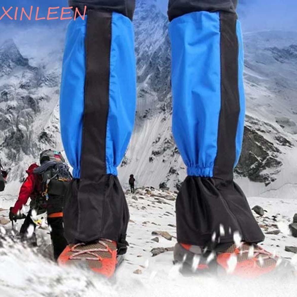 Proteção Para Pernas De Esqui XINLEEN , Polainas Leves E Ajustáveis Legging De Caminhada , Capa De Nylon Panturrilha De 
