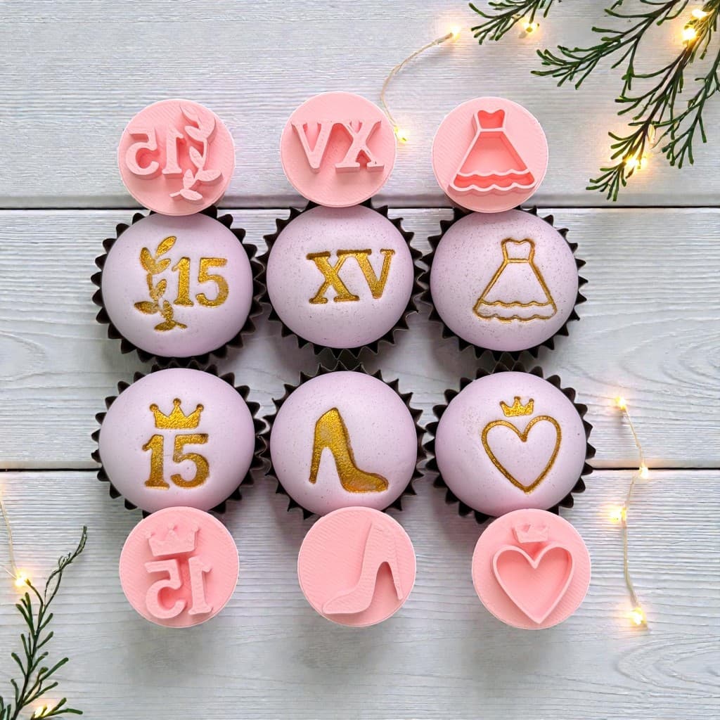 Kit Carimbos Para Doces 15 Anos