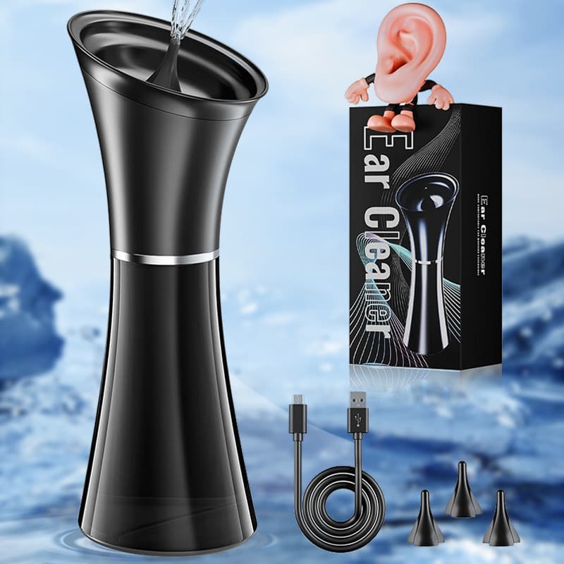 Lavador Auricular Elétrico com Spray de Água IPX7 | Remove Cera com Segurança | Presente Perfeito Dia das Mães