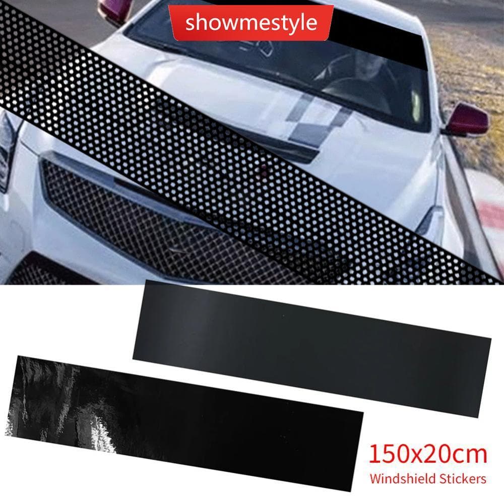 SMS 20cm X 150cm Pára-Brisa Dianteiro Do Carro Anti-UV Adesivos De Janela De Privacidade Para Blocos Laterais Automático