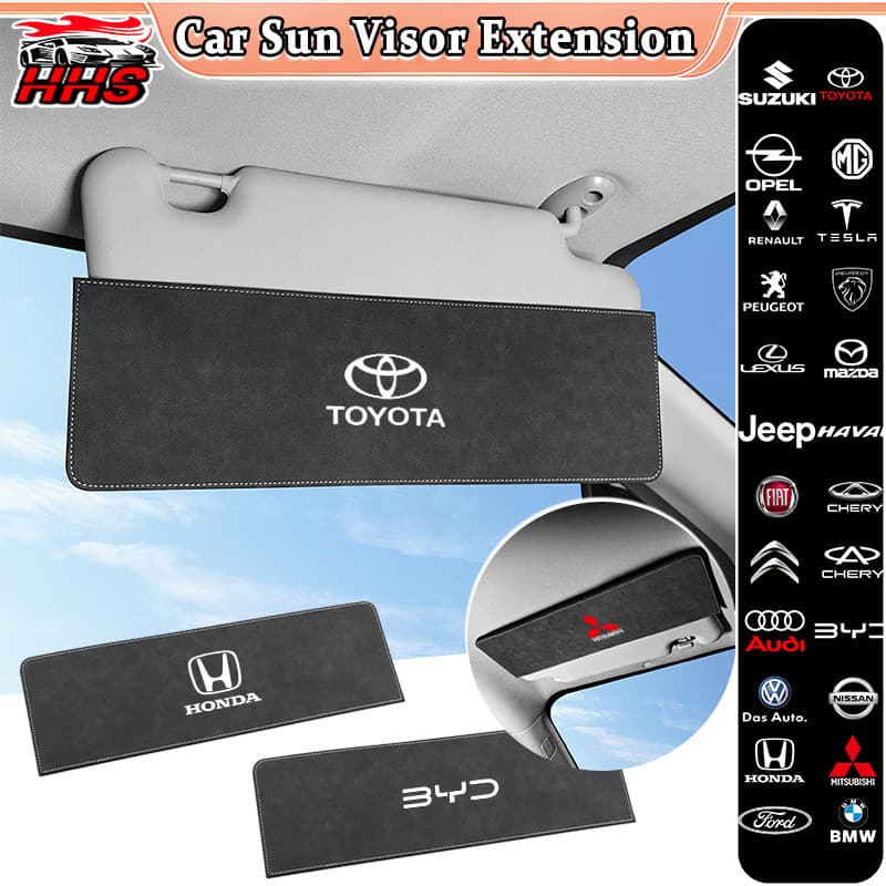 [Estoque Pronto] Extensor De Viseira Solar Para Carro , Alta Qualidade , Segurança , Anti-Reflexo Luz Uv , Acessórios