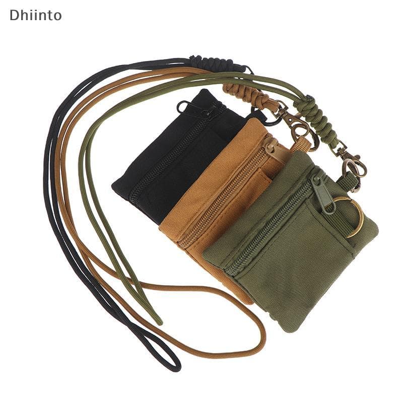 [Dhiint] Mini Casual Pendurado Ne Porta-Moedas Cartões Bolsa Com Zíper Chave Masculina E Feminina Pequena Capa De Fone D