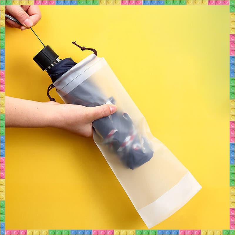 1/2/3/4/5/10pcs Saco De Armazenamento De Guarda-Chuva Transparente , Cordão À Prova D'água , Bolso De Pacote Ao Ar Livre