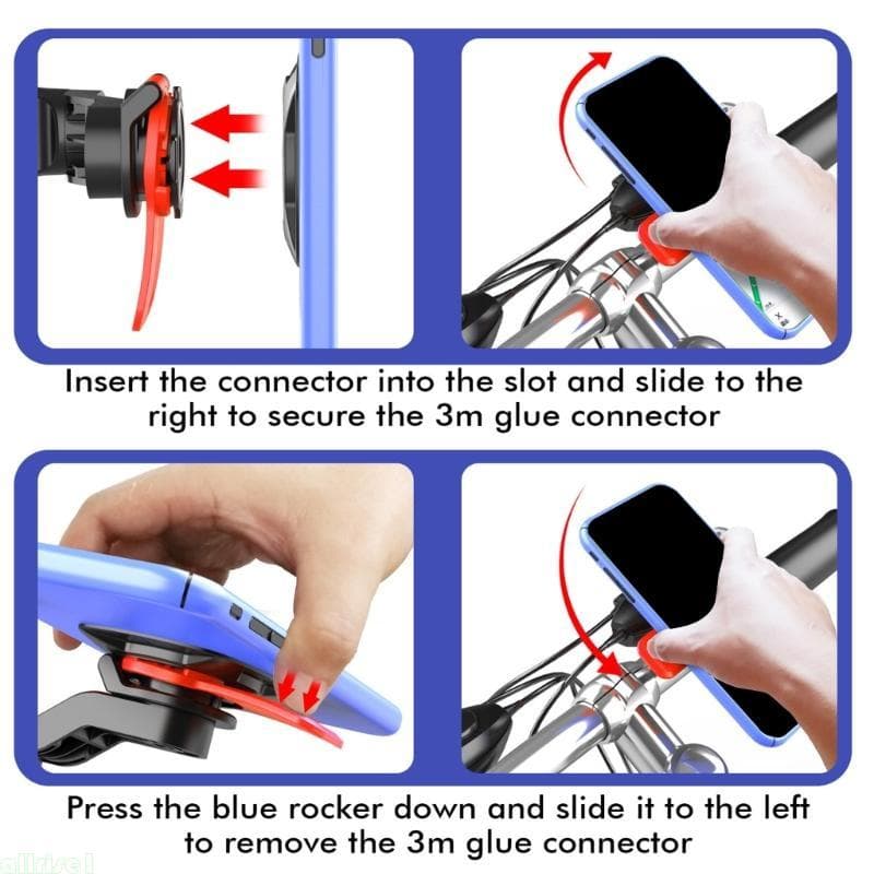 Todos Os Remendos De Montagem De Telefone Para Bicicletas De Durabilidade Berço Reguláveis Ciclismo De Cidade E Montanha