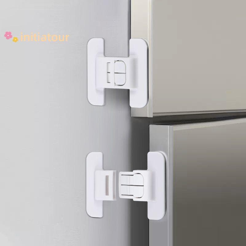 [Init-t] Novo 5 Pçs Casa Geladeira Bloqueio De Segurança Freezer Fechadura Da Porta Multi-Função Fechaduras Crianças Pro