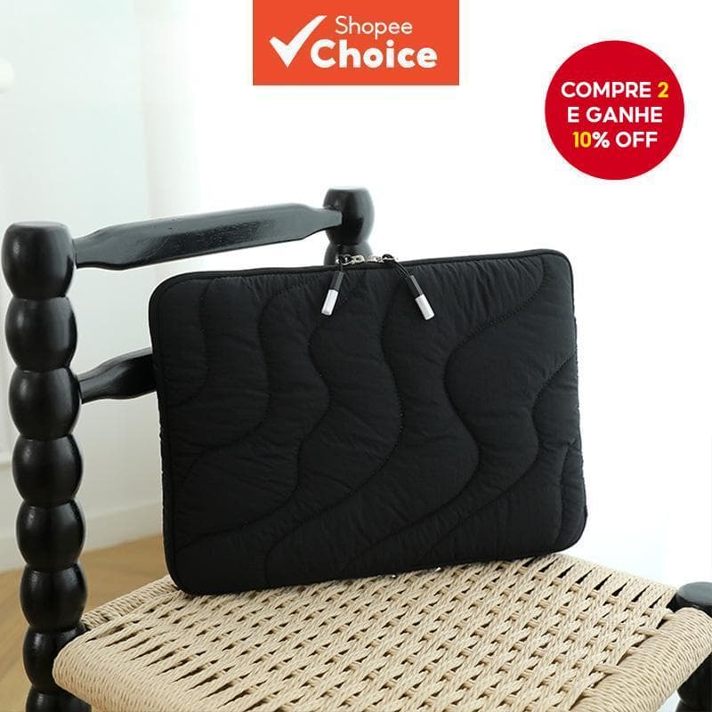  Bolsa fina para laptop: capa protetora à prova d'água para MacBook Huawei Tablet, ideal para viagens seguras