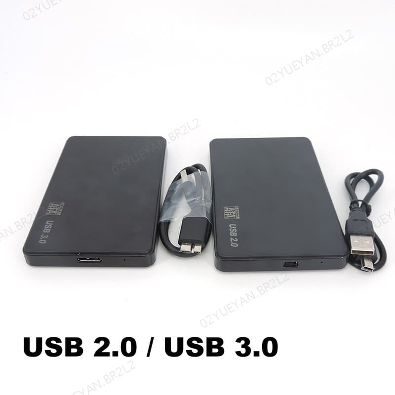 Caso HD Externo 2.5 HDD SSD Caixa De Disco Rígido Gabinete 6Gbps 10TB SATA Para USB2.0/3.0 Adaptador BR2L2