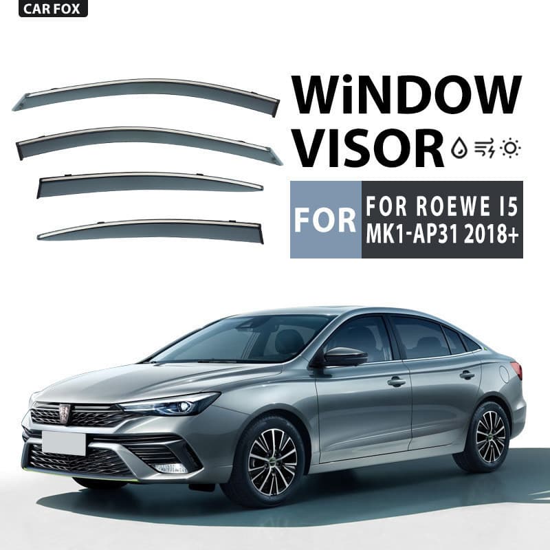 Adequado para Rongwei i5 janela à prova de chuva viseira de sol chuva sobrancelha ROEWE i5 viseira da janela alta qualid