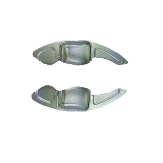 Prata Alumínio Volante Paddle Extensão Shift Paddles Adesivo Decoração Para VW Golf MK6 GTI R20 Scirocco CC