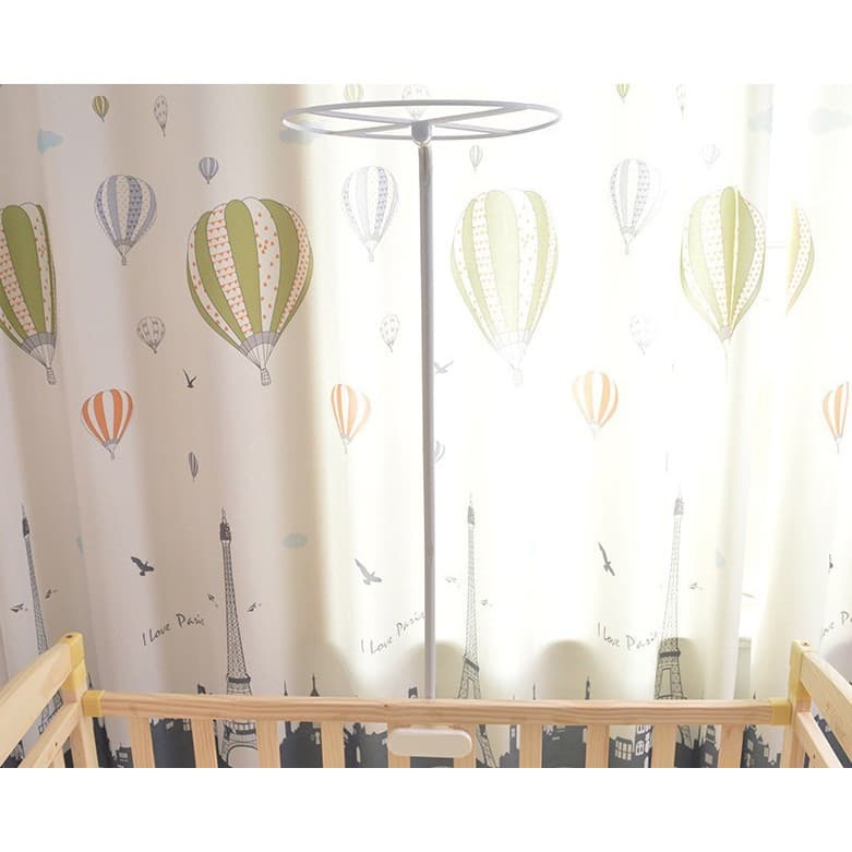 Rede mosquiteira extra grande para berço de bebê com abertura de porta, rede mosquiteira estilo palácio, cobertura unive