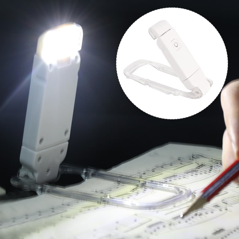 Luz de Leitura LED Recarregável por USB Portátil/Luz de Proteção para os Olhos/Luz para Livros