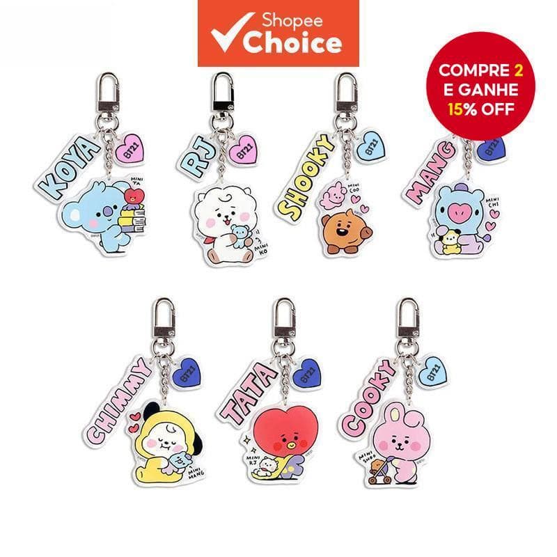 Lovely Cartoon Acrylic Keychain Schoolbag Pendant Gift for Boys and Girls Spring Festival New Year Decoration