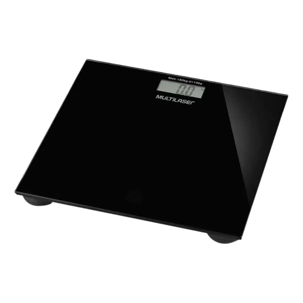 Balanca Corporal Digital Multilaser Digi Health Preta HC022 Cor Preto
