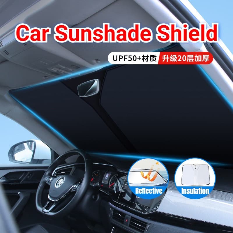 Proteção UV De Verão/Protetor Solar Frontal Para Carro Capas De Pára-Brisas/Acessórios Motores Universais/Pano De Prata 