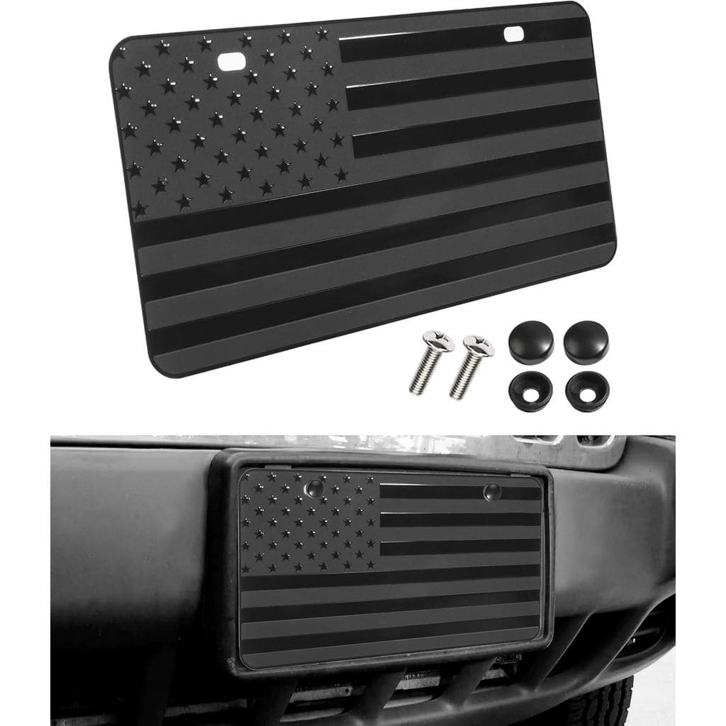 Suporte para Placa de Carro, Acessórios Automotivos, Suporte Frontal para Placa de Carro 6" x 12", Qualidade Premium, Es