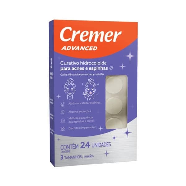 Adesivo Hidrocoloide Para Acnes E Espinhas Cremer Curativo