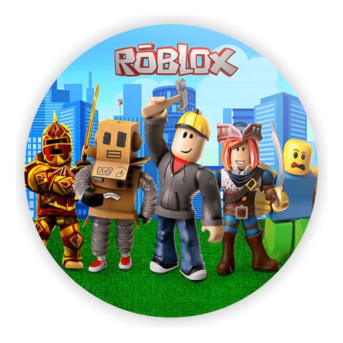 Mini Painel Redondo 50x50 Roblox  Fácil