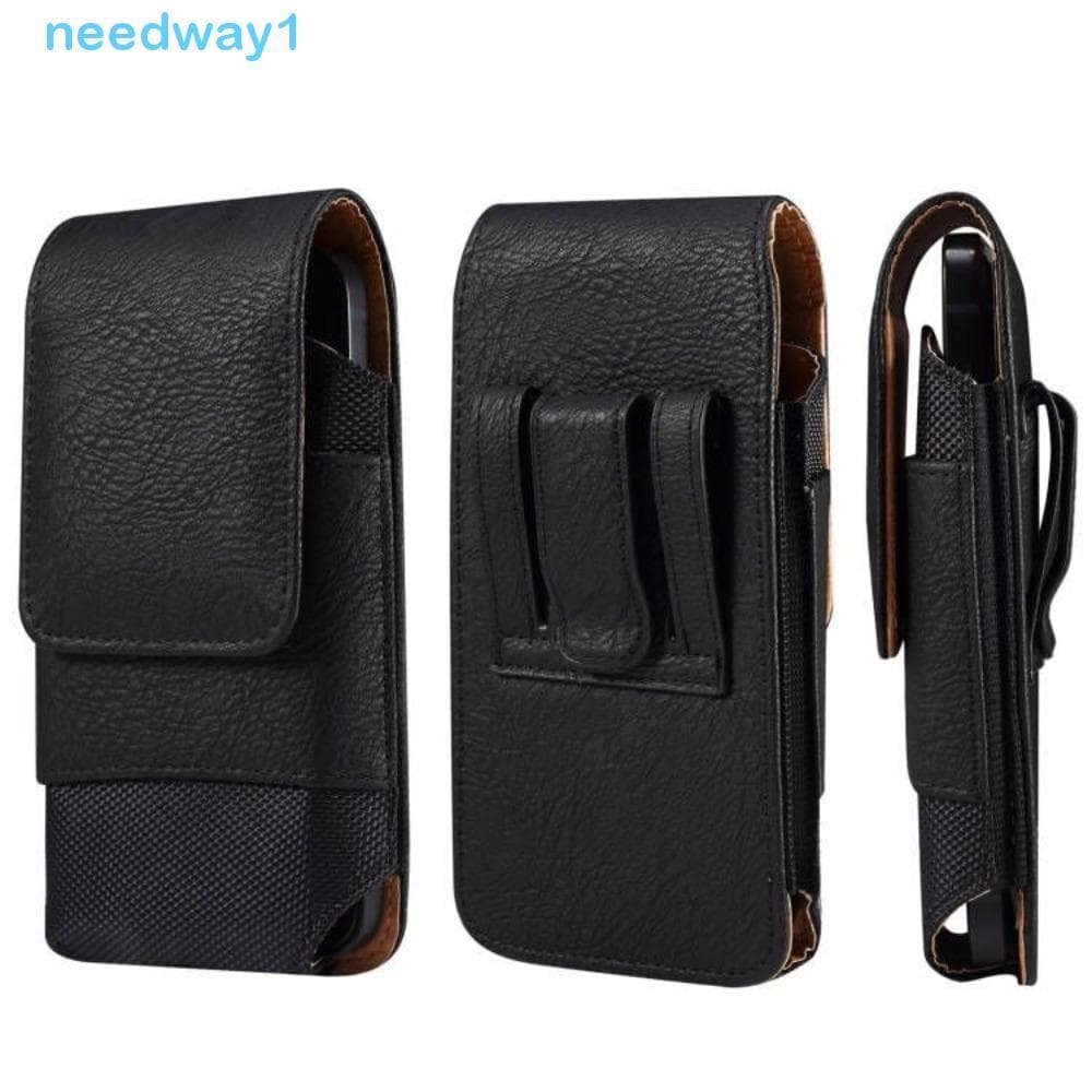 NEEDWAY Bolsa De Cintura Para Telefone Celular Clamshell Usando Cinto Estilo Suspensa À Prova D'água