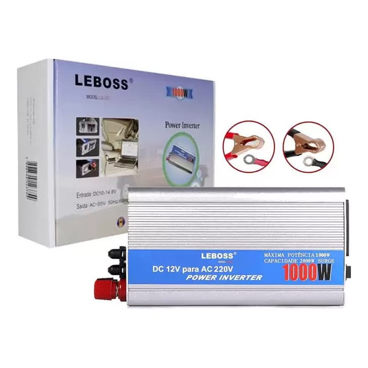 Transforme 12v Em 220v Com Inversor 1000w Lb521a
