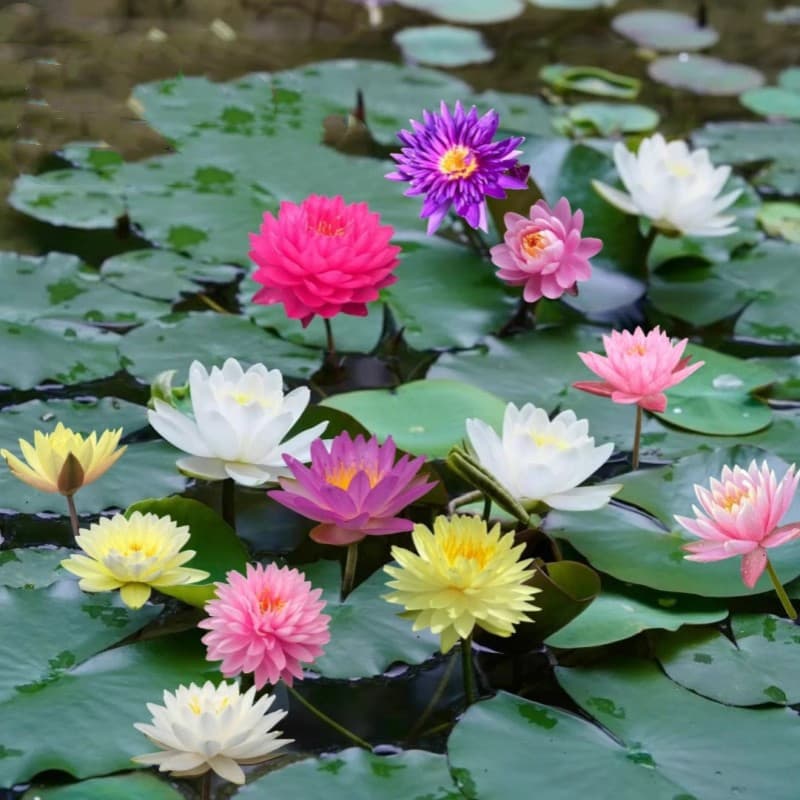 200 500 Sementes Pçs Tigela Lótus Plantas Aquáticas Hidropônicas Vaso Lírio de Água Flor Bonsai