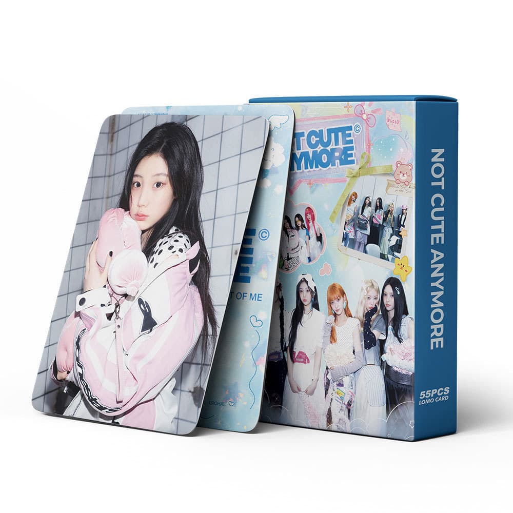 55 Unidades/Conjunto Kpop Idol ILLIT NOT CUTE ANYMORE Álbum lomo Cartões Postais Para Fãs