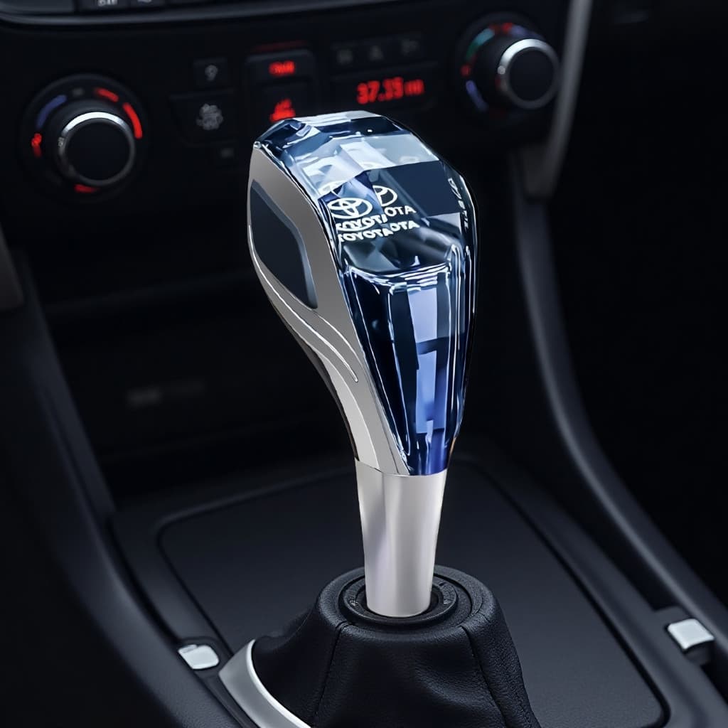 Adequado para Toyota Camry, Corolla, Manopla de Câmbio de Cristal YIUQ, Alavanca de Câmbio Iluminada
