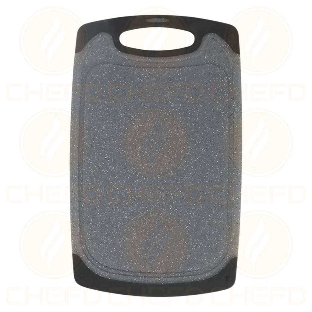 Tabua Multiuso Polipropileno Para Corte De Carnes Cor Preto 30x20cm Antiderrapante