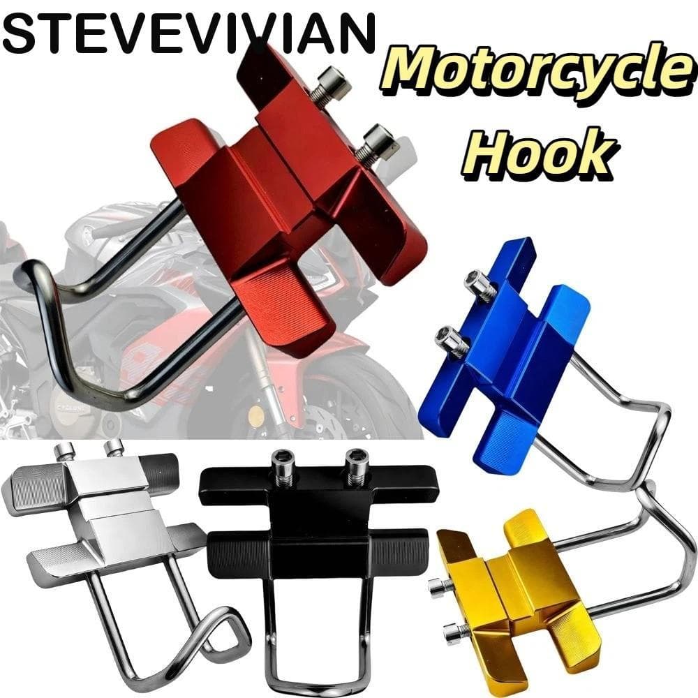 Cabide De Capacete STEVEVIVIAN , Gancho De Motocicleta De Qualidade Premium De Acabamento Fino Liga De Alumínio Antiferr