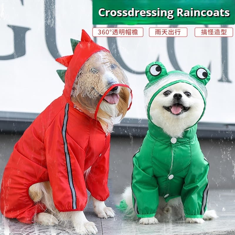Capa De Chuva De Cachorro De Quatro Patas Universal Para Animais De Estimação /