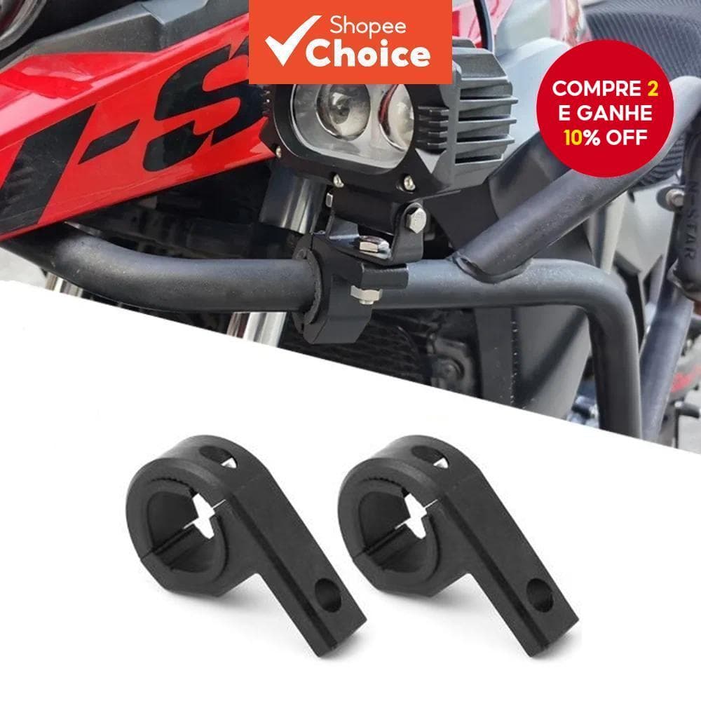 Suporte Ajustável De Montagem De Farol De Motocicleta-Cabe Em 19 Mm A 26 , Acessório De Instalação De Holofote