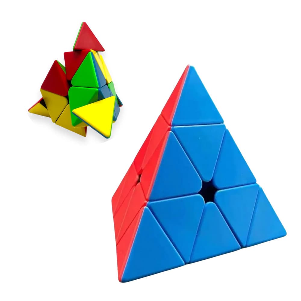 Cubo Mágico Profissional Rapido Magic Cube Triangulo Interativo Clássico Giro Rápido Brinquedo Infantil Presente Criança