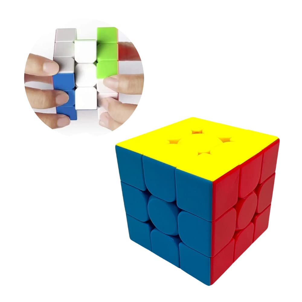 Cubo Mágico Profissional Rapido 3x3 Magic Cube Interativo Clássico Giro Rápido Brinquedo Presente Criança Competição