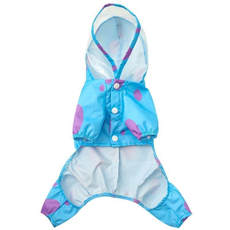 Capa de chuva para cães de estimação, quatro pernas, conjunta, à prova d'água, com tudo incluído, pequeno, médio, cachor